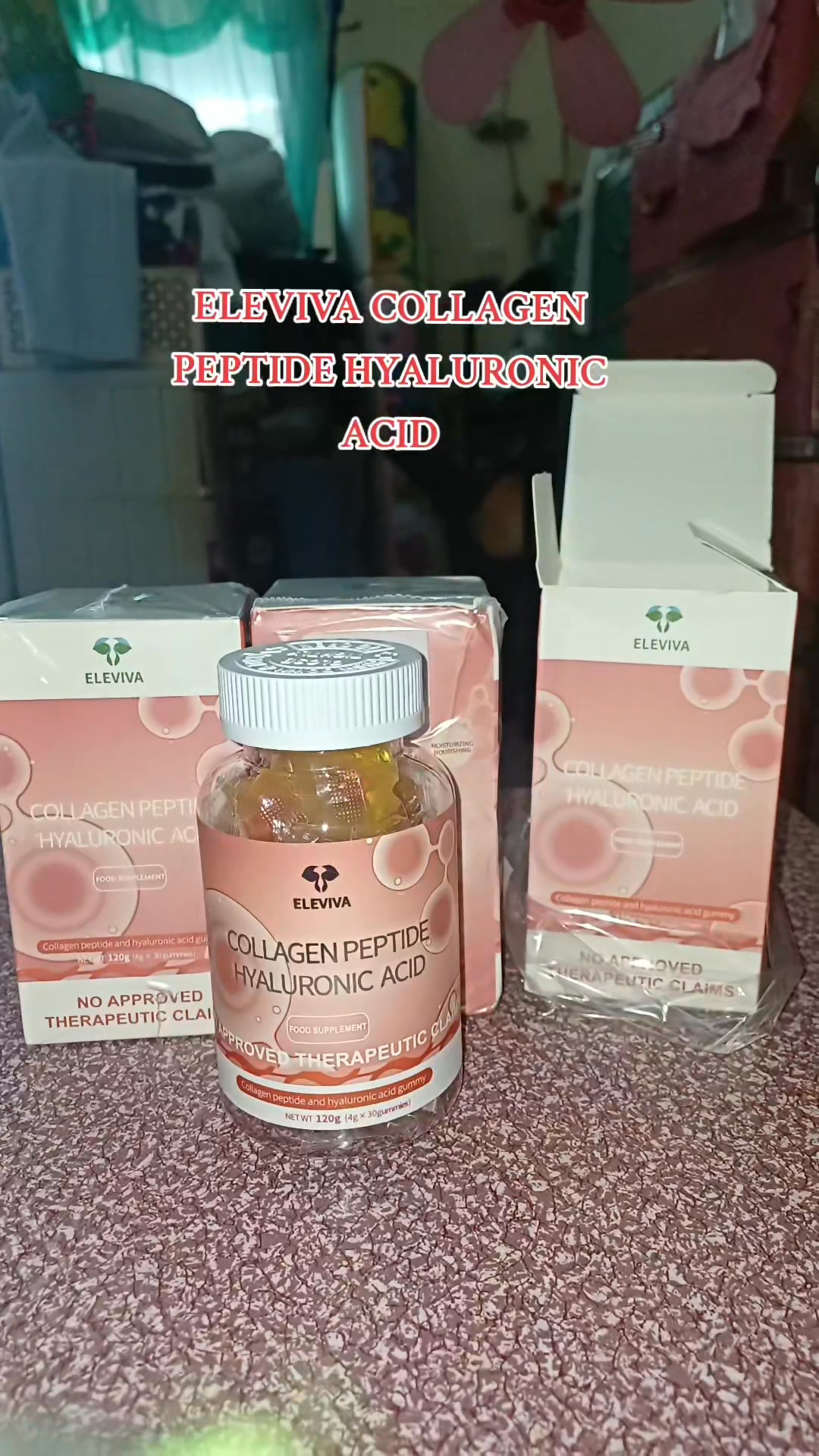 The ELEVIVA collagen peptide hyaluronic acid gummies have been registered with the Philippine FDA as a 
