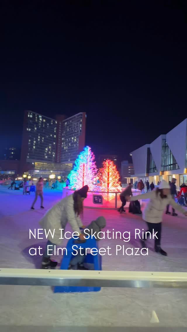 Have you checked out the new outdoor ice skating rink at Elm Street ...