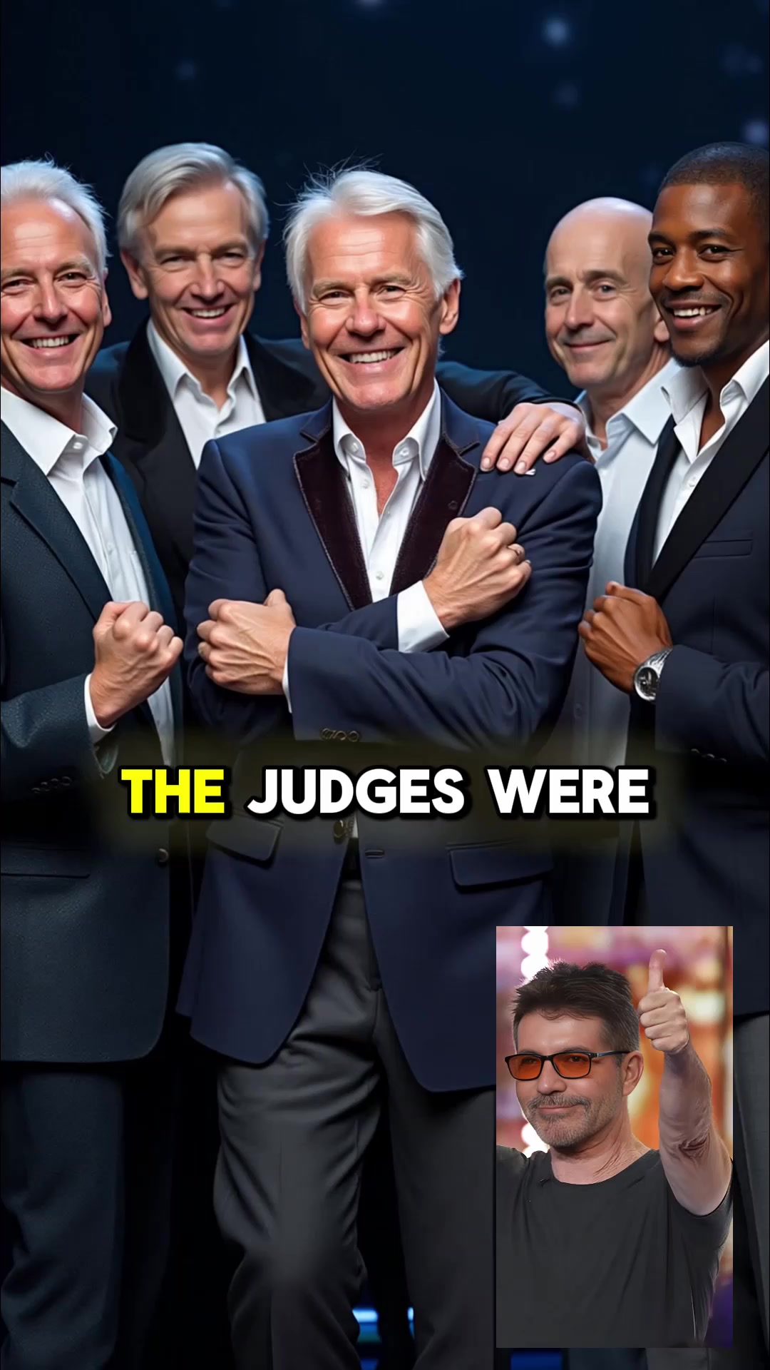 The judges were ready to laugh when these 5 men walked on stage, but ...