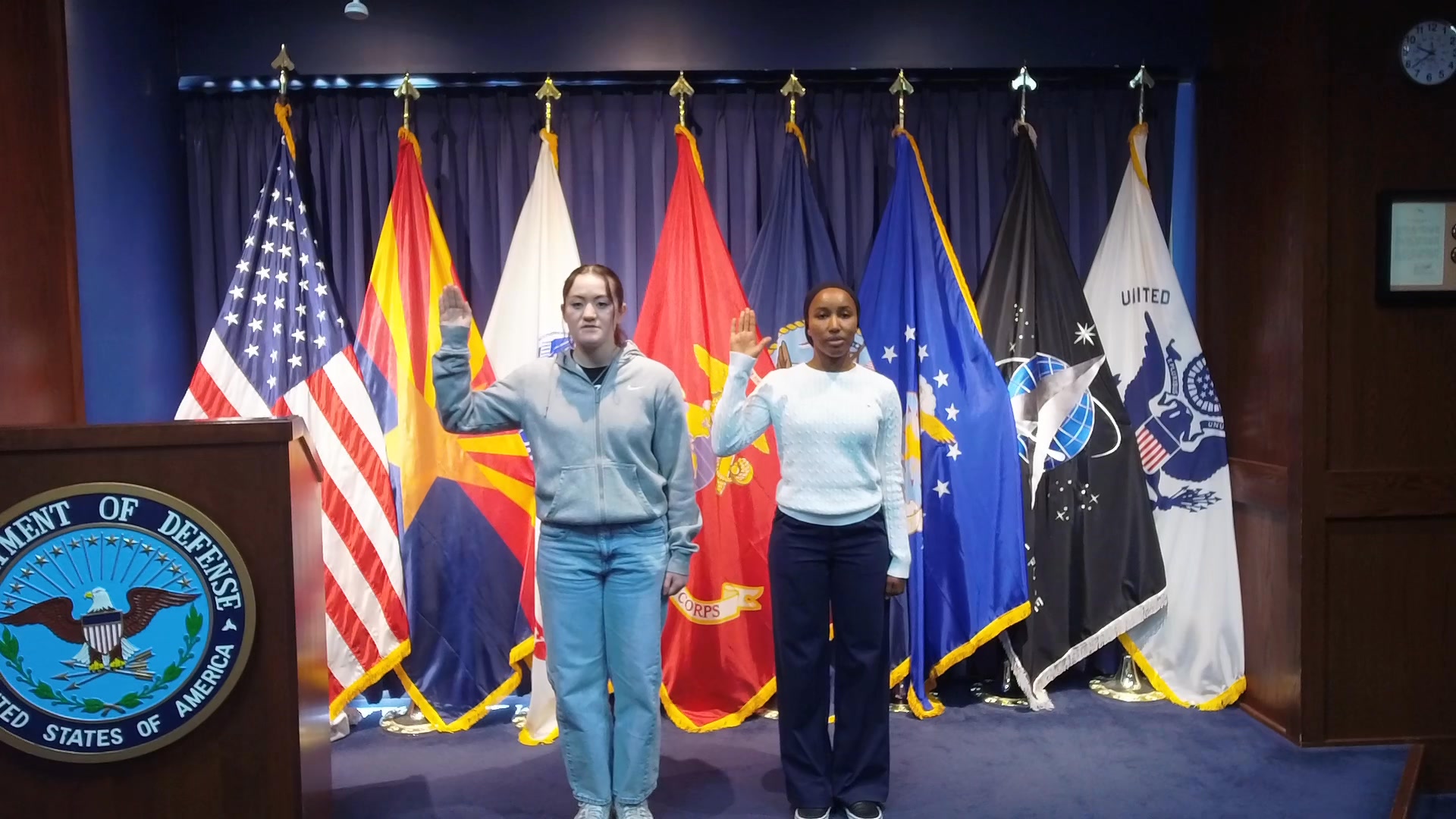 0939 Oath of Enlistment, AZNG, 16 Jan 26 | Phoenix Military Entrance ...