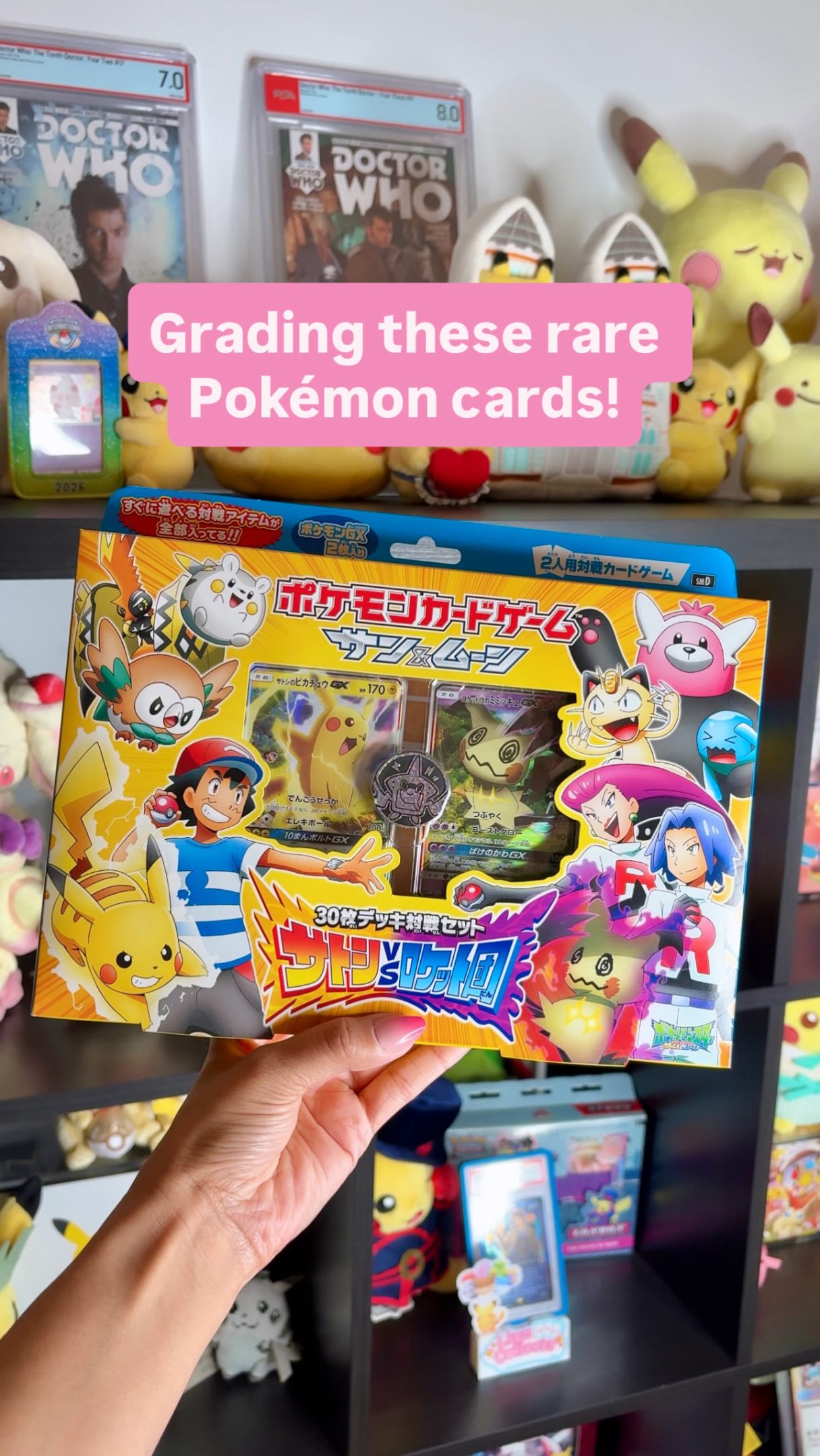 Opened this Ash VS. Team Rocket Deck Kit and sent the cards to PSA