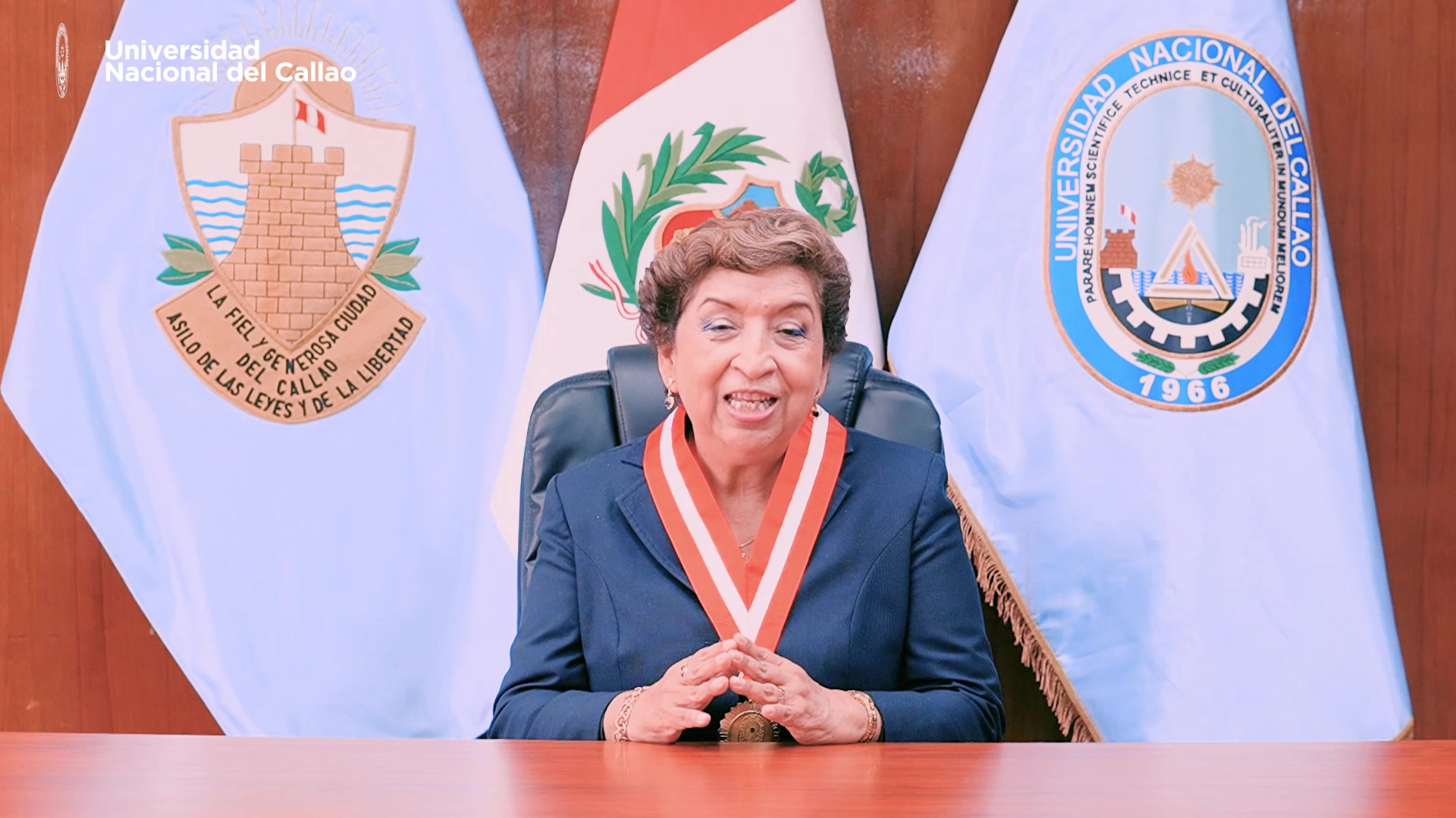 La rectora de la... - Universidad Nacional del Callao (UNAC)