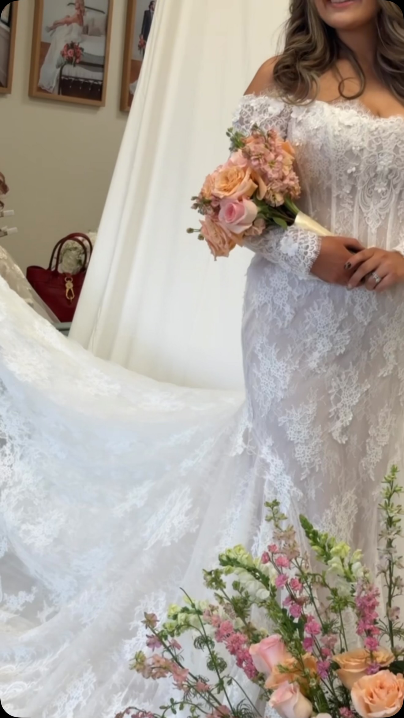 Everything about this is an absolute dream. Dress is Takera by Maggie Sottero 💖 #maggiesottero #bridetobe #weddingdress #sayyestothedress , Model: parrrisrdorn , Dress: Maggie Sottero Designs