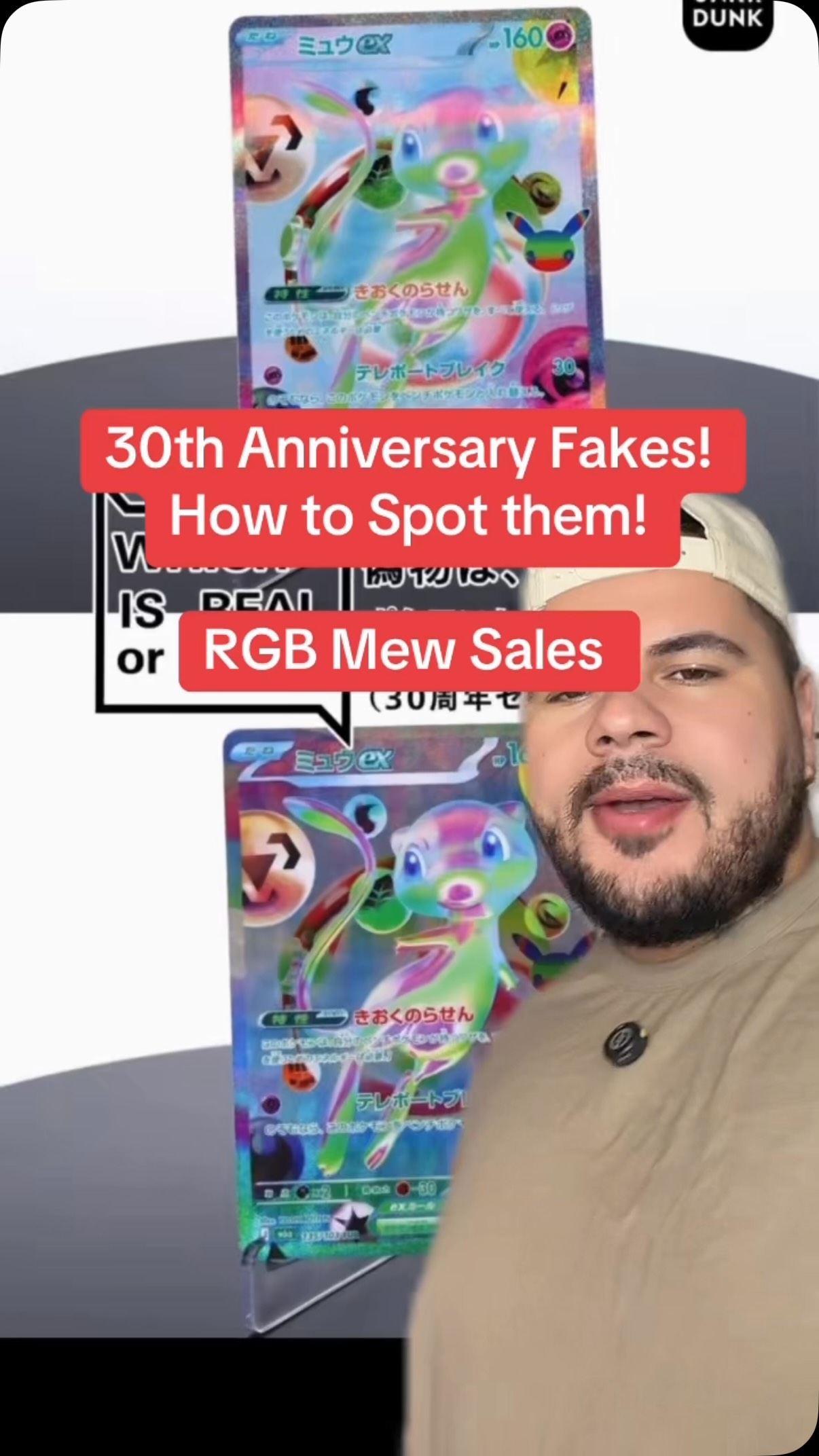 30th Anniversary Fakes! How to Spot them! RGB Mew Sales settle at