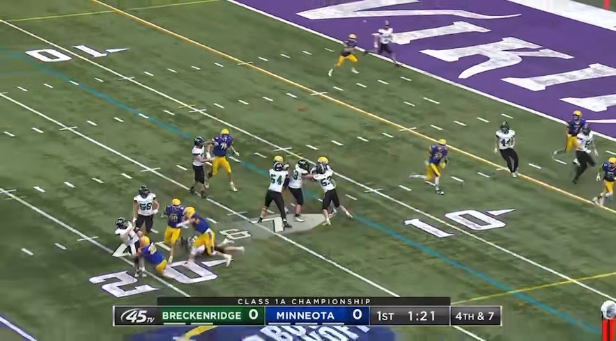 7-0 Breckenridge: Following an interception from Aiden Sanchez, Riley ...