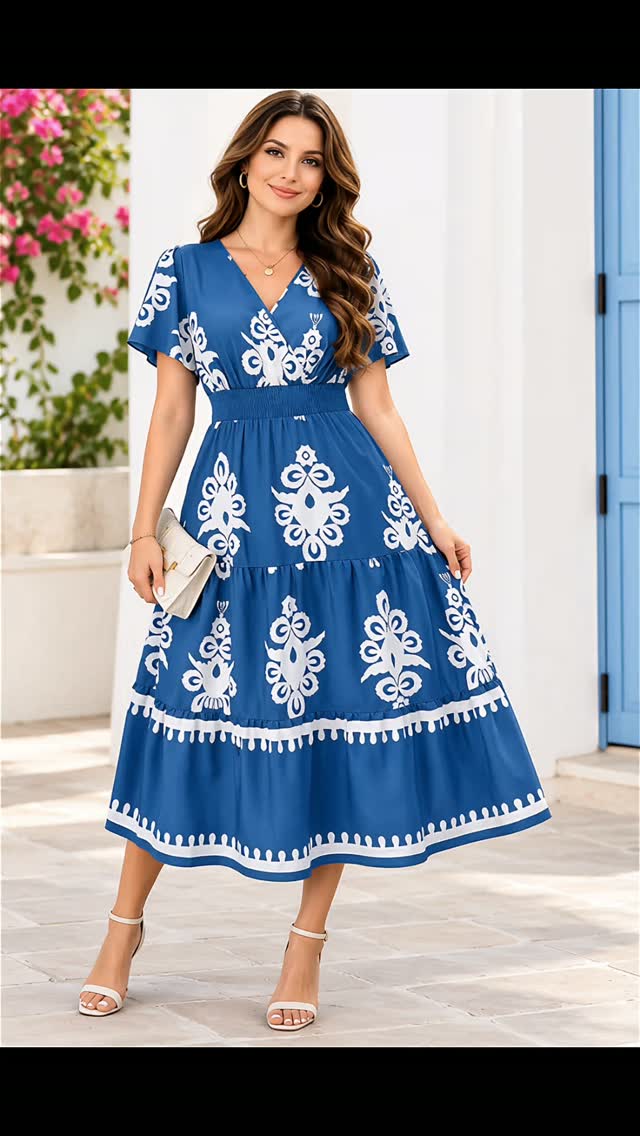 60% off at , Womens Plus Size Dresses Summer Casual Floral Beach Vacation Maxi Dress, Prices are subject to change at any time , As an Amazon associate I earn from qualifying purchases at no extra 