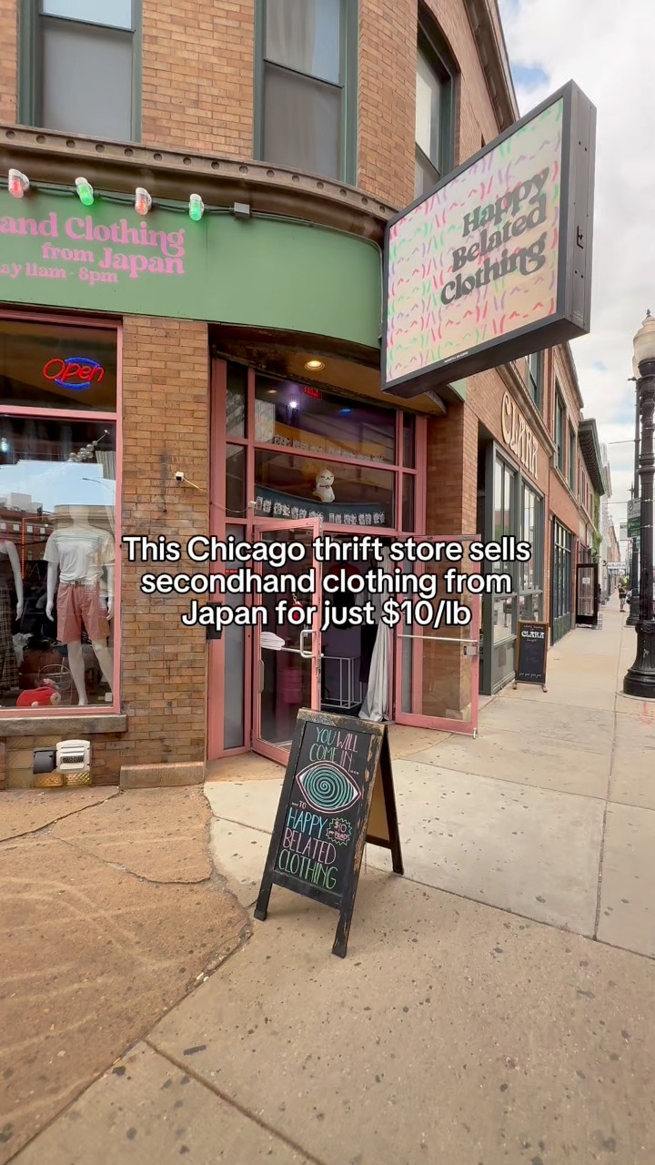 You can get secondhand clothing from Japan for just $10/lb at this