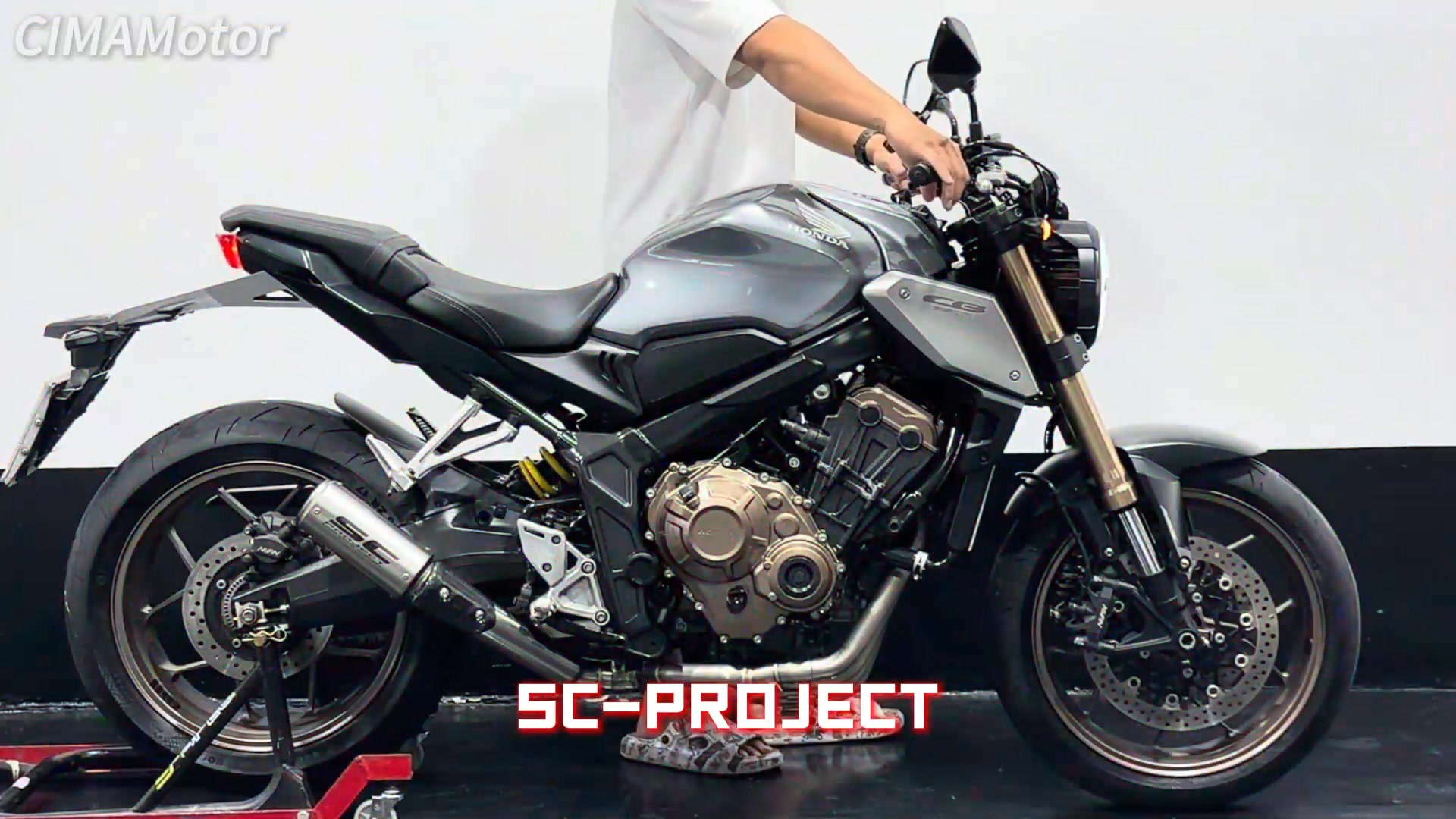 Honda CB650R: Stock vs. SC Exhaust. Hear the Symphony—This is True