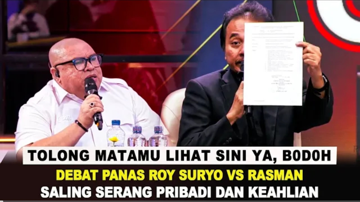 DEBAT PANAS 🔥🔥ROY SURYO VS RASMAN SALING SERANG PRIBADI KASUS IJAZAH ...