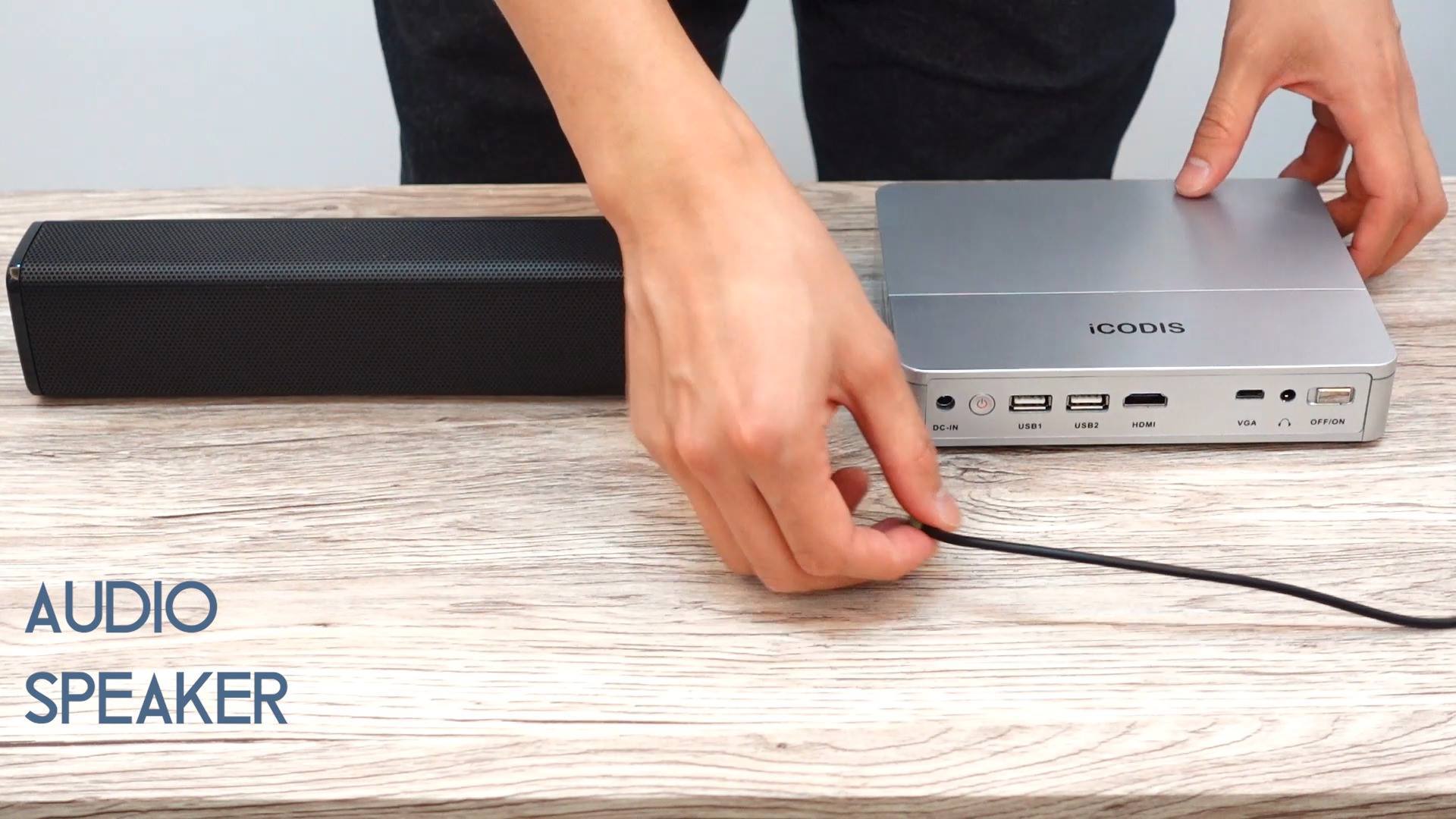 RD-813 DLP Mini Projector Portable & Powerful Theater Could be