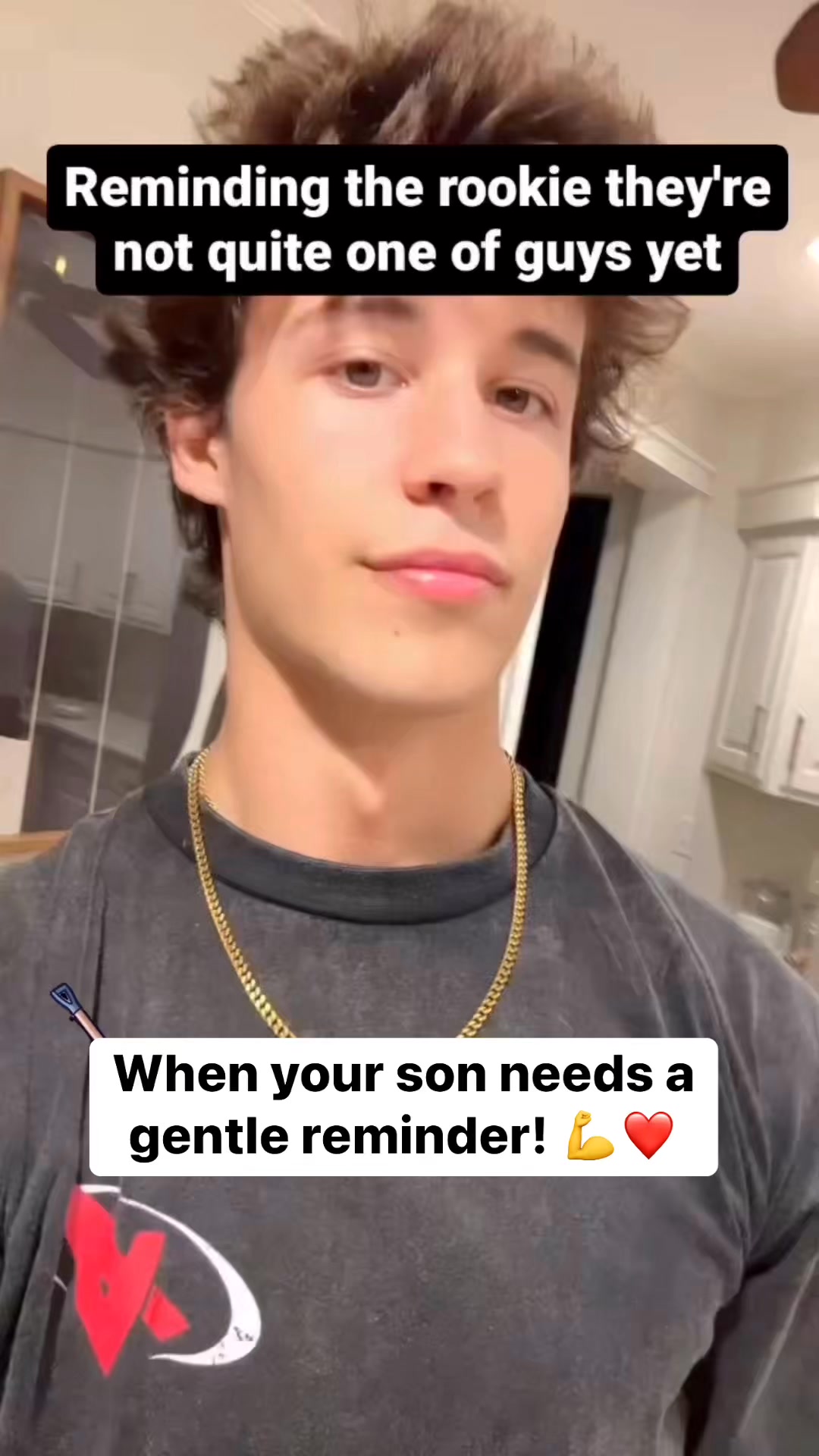 When your son needs a gentle reminder! 💪 ️ #DisciplinedDad #love # ...