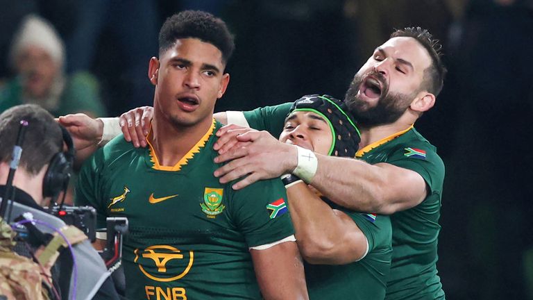 🛫 2025 Outgoing Tour 🧮 FT: 🇮🇪 IrishRugby 13-24 Springboks 🇿🇦 ⏳ HT: 🇮🇪 ...