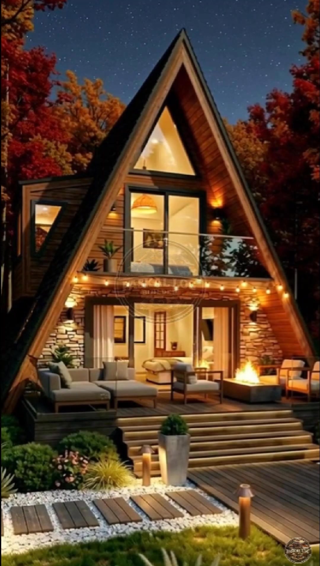 Curated visual reference: Visual Reference: Satisfying Time Lapse Building A Cozy Off Grid A Frame
