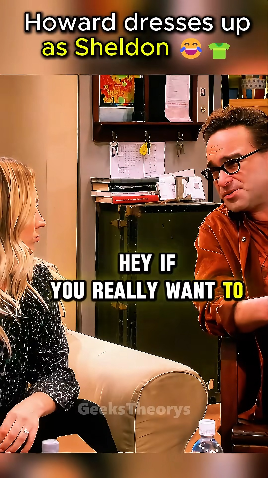 Howard’s parody of Sheldon 🎭🤣 #Sitcom #SitcomComedy #ComedyClips # ...