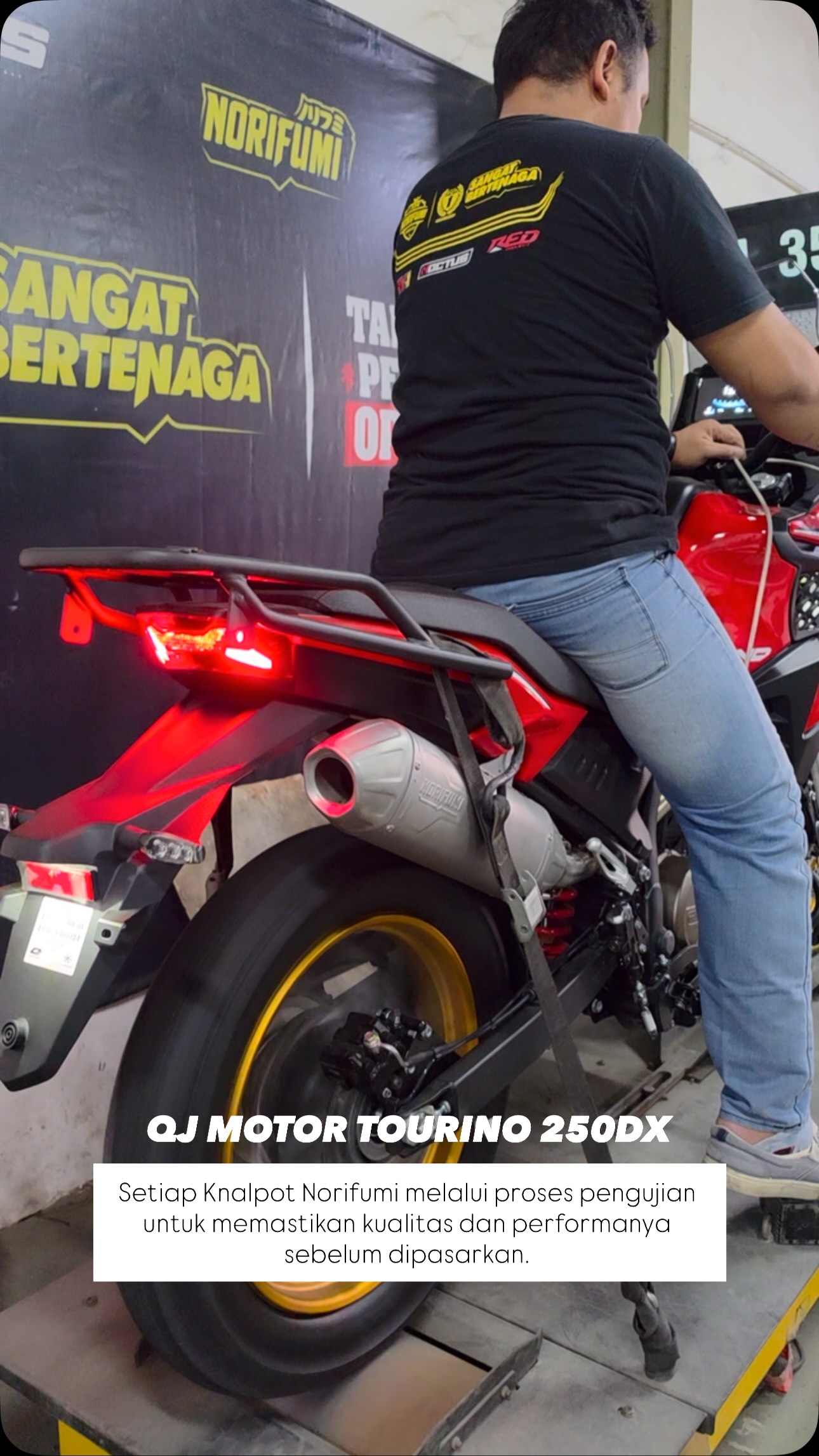 Full System #norifumi #touring250dx #qjmotortourino250dx
