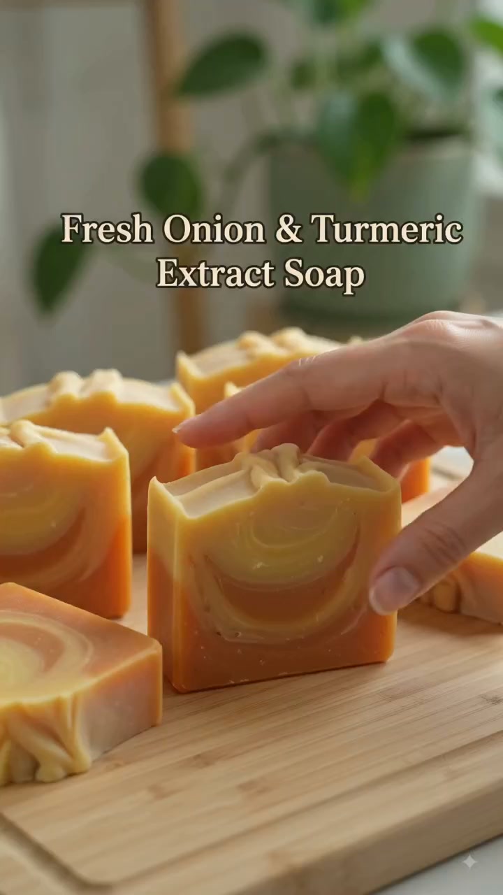 Natural Orange Soap At Home. ​⚠️ Disclaimer: This video is for DIY educational and creative purposes. While natural ingredients are used, wood ash or soap bases are alkaline; ensure you handle them