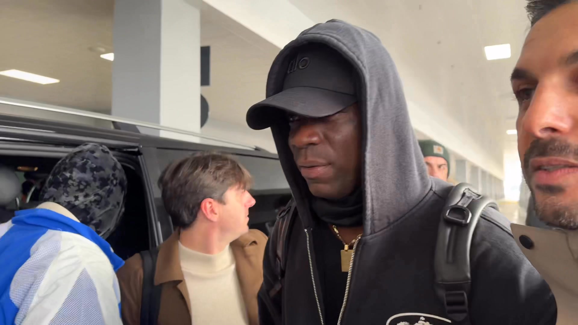 Former Manchester City and Liverpool forward Mario Balotelli (35) is on ...