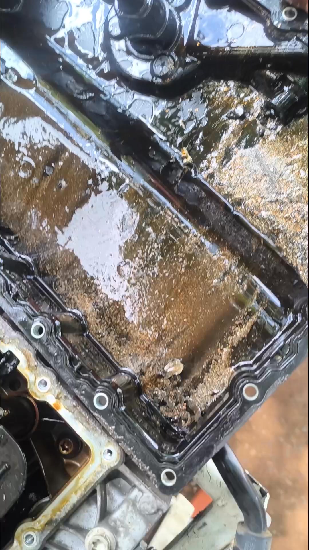 update on the Golf 7 Gti engine after stripping, rodbearings 3 and 4 ...