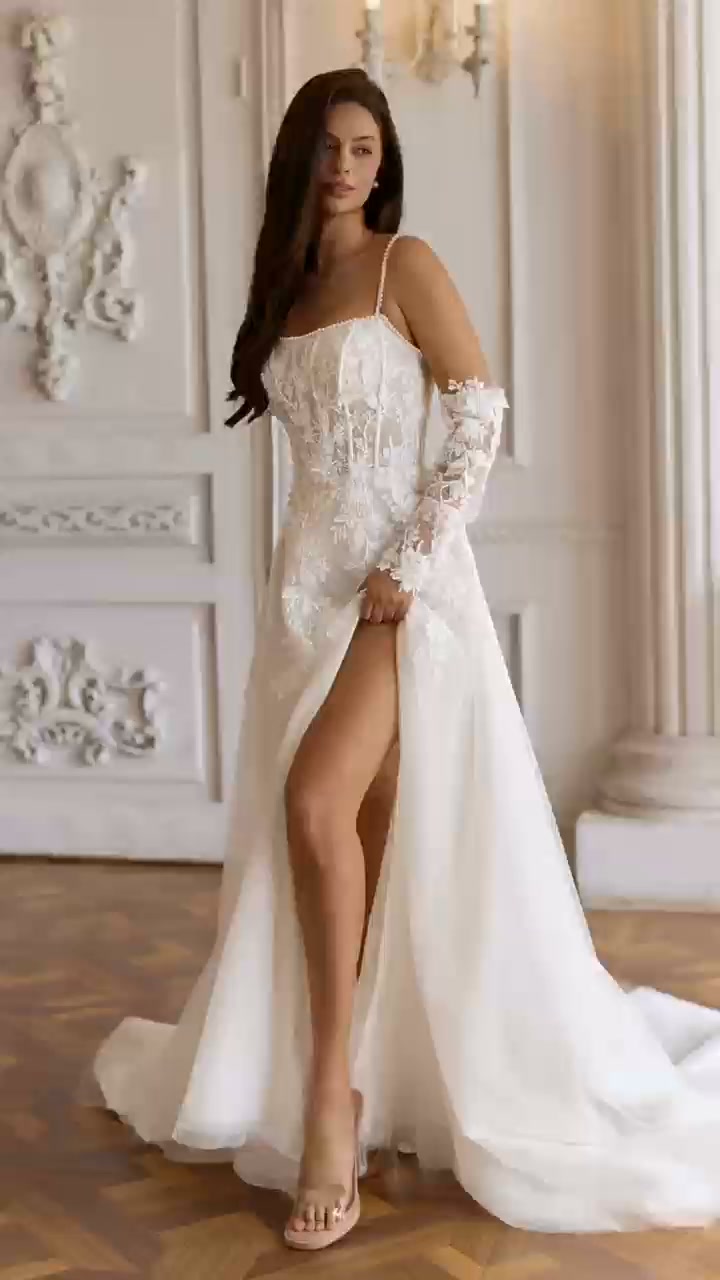 We are so excited for our Calista Trunk Show next week starting the 26th!, There will be so many dreamy dresses, let us help you find yours 😍 | Bridal Boutique Des Moines