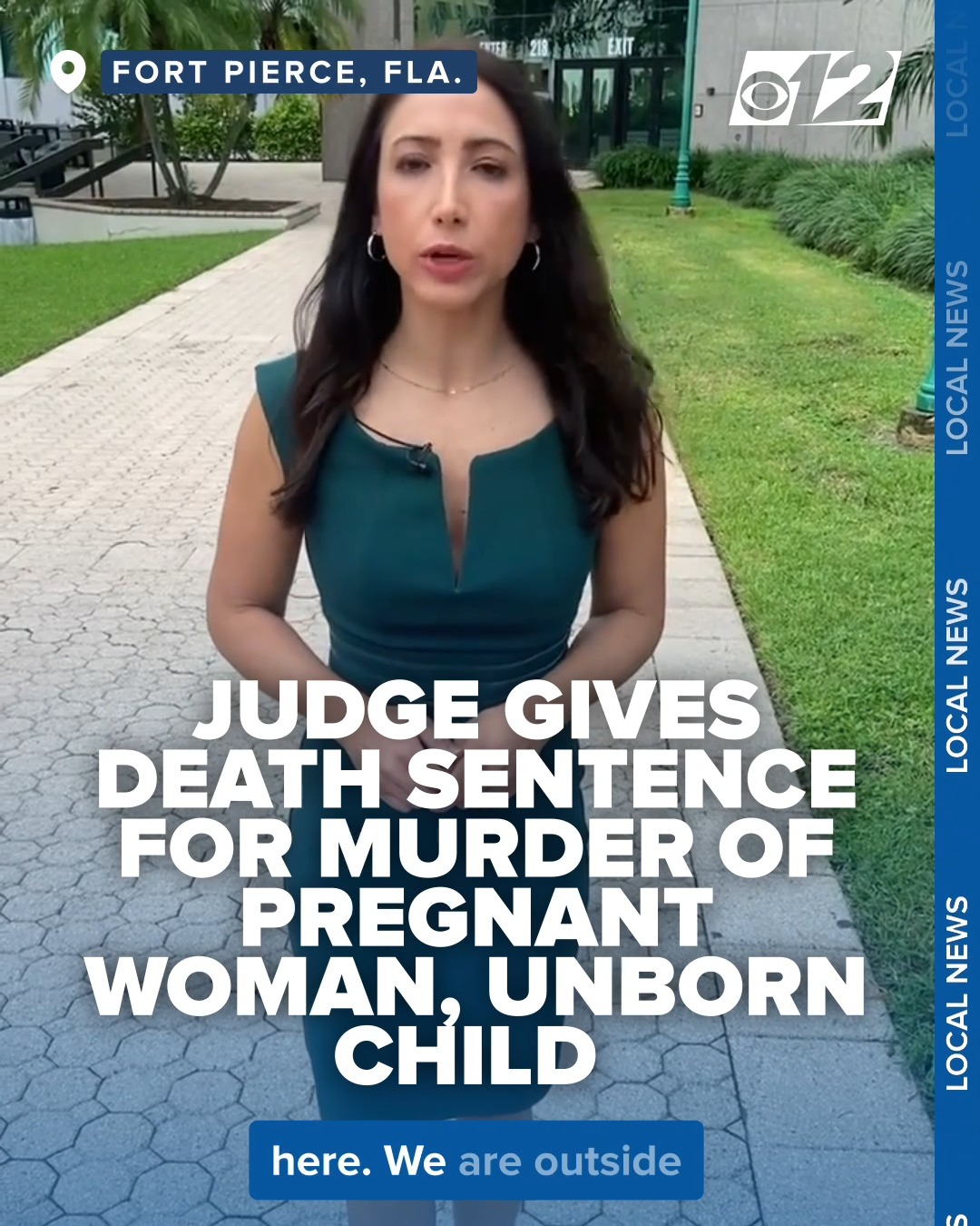 CBS 12 News - A man convicted of murdering a pregnant... | Facebook