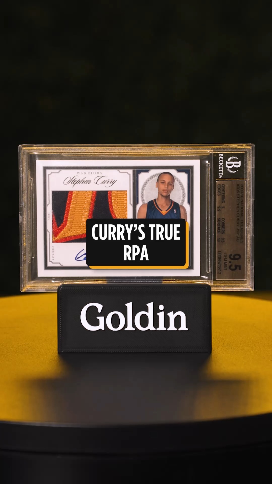 Jaw-dropping RPA of Chef Curry! 🏀 This 2009-10 Panini National