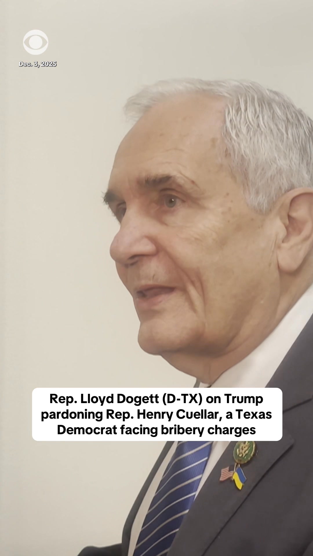 Texas Democratic Rep. Lloyd Doggett spoke with CBS News about the ...