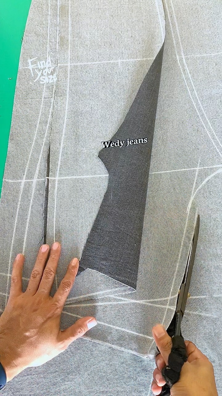 cutting pola celana jeans #sewing #sewingtutorial #jeans #Rell | Swedy ...