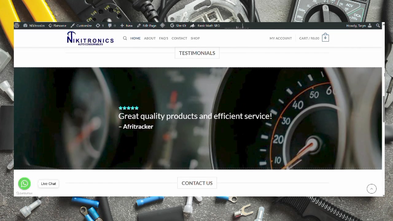 Nikitronics Automotive Consumables