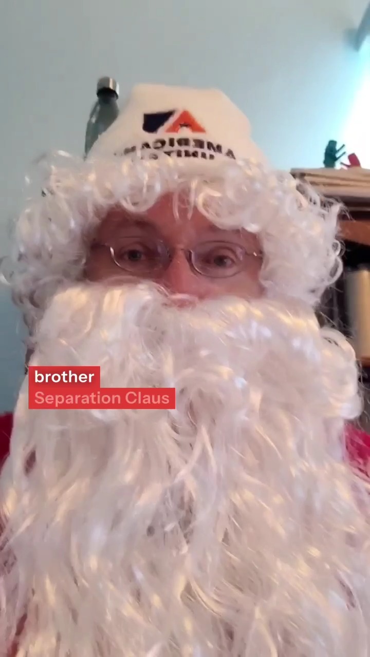 Santa's brother, Separation Claus, has a few things to say about ...