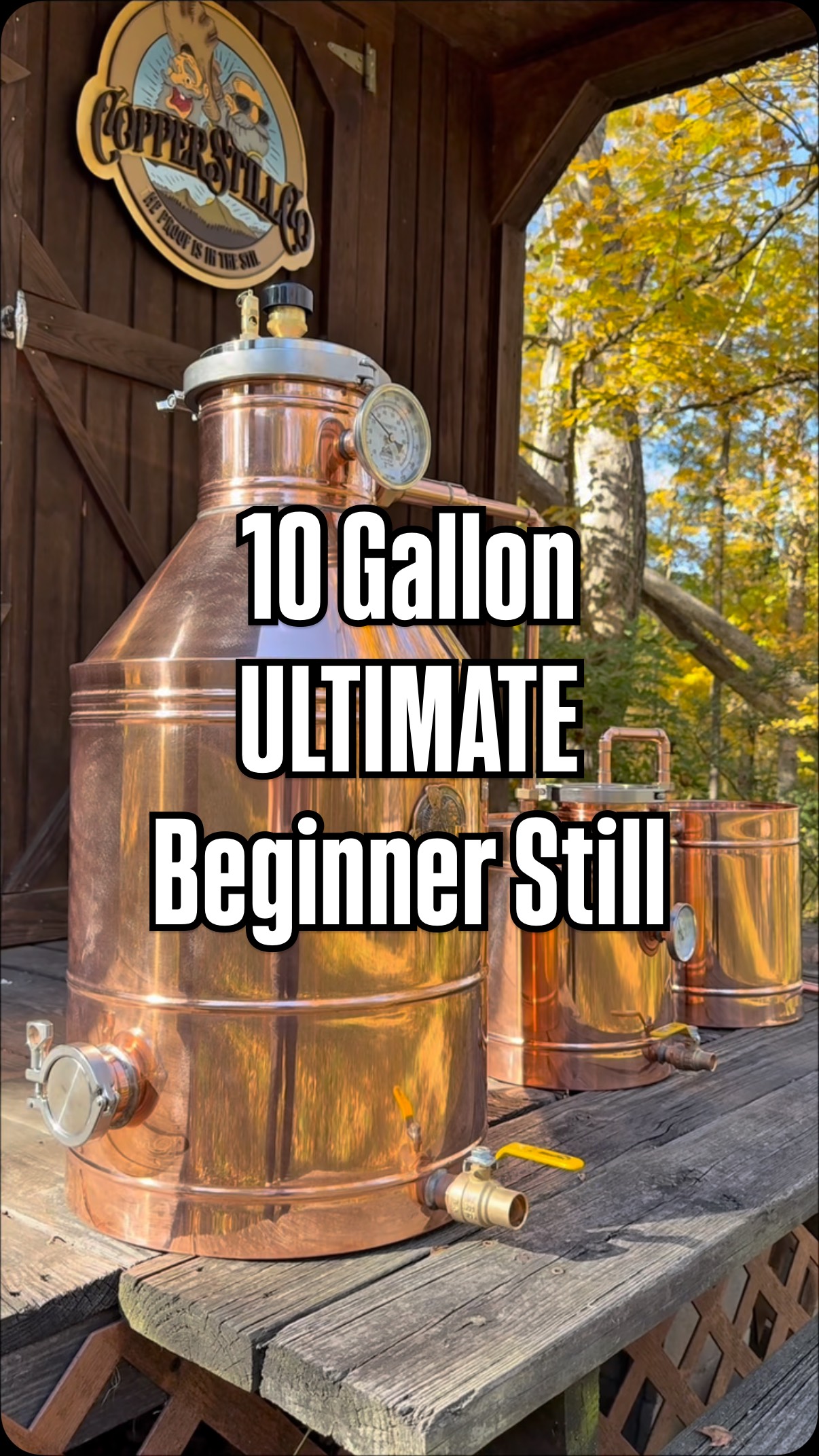 An up close & personal look at our 10 Ultimate Beginner #copperstill ...