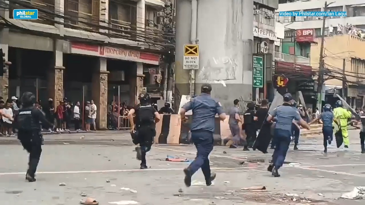 September 21, 2025 — Nagkaroon ng gulo sa Mendiola Peace Arch matapos ...