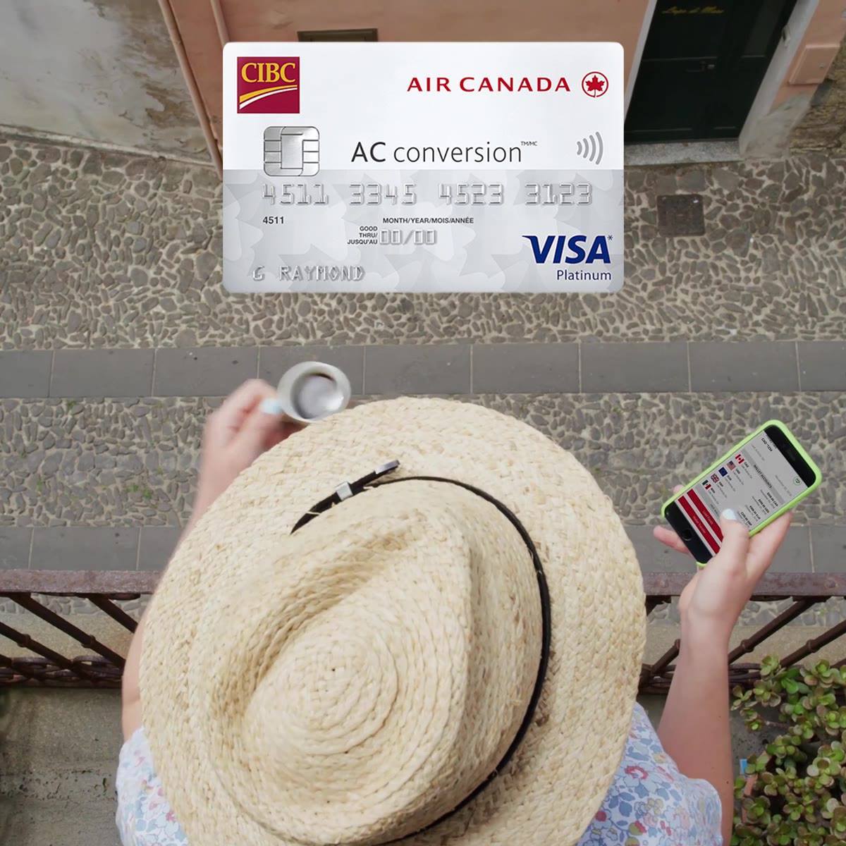 Carte Visa Prépayée Cibc Air Canada Ac Conversion