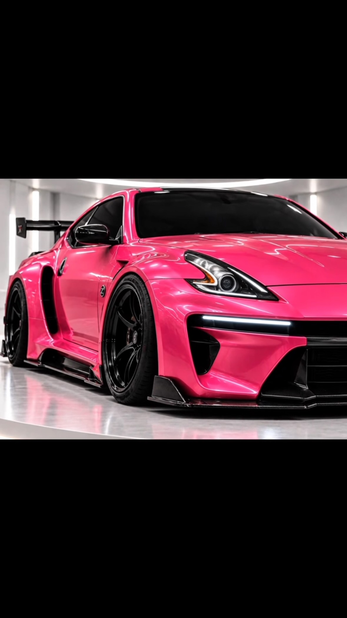 PINK HAS TEETH. 💗 Nissan 370Z × FINAL ORBIT Ultra-low. Wide
