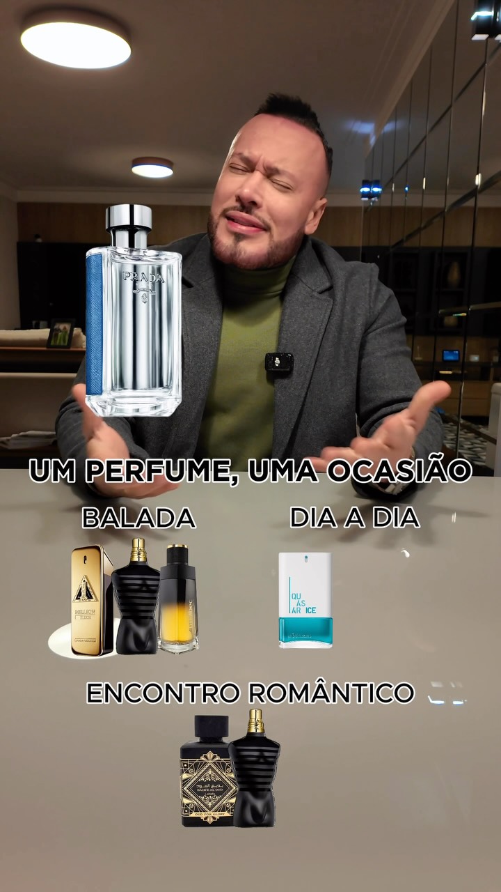 A melhor ocasião pra usar cada perfume🏆 E o último perfume você também ...