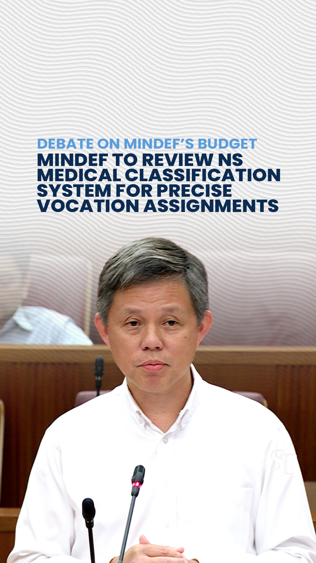 Mindef will be reviewing its Medical Classification System to refine ...