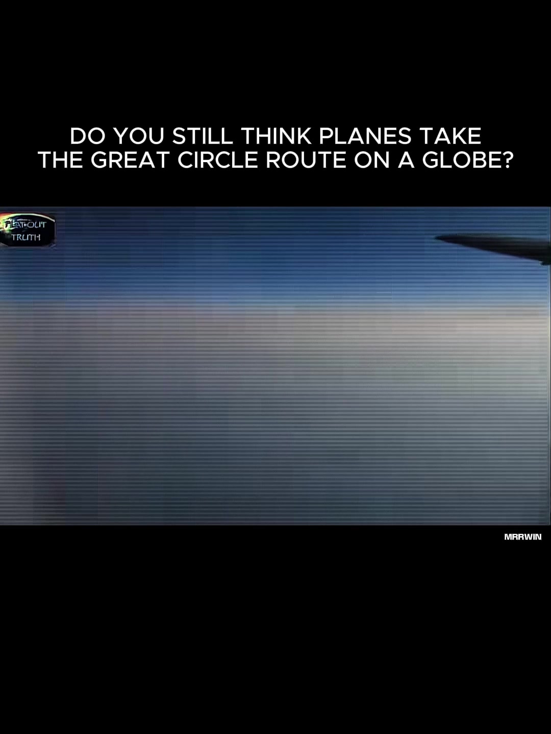 Do You Still Think Planes Take the Great Circle Route on a Globe? Watch ...