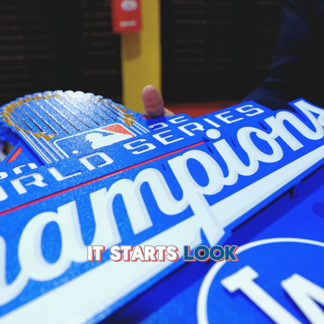 2025 DODGERS WORLD SERIES CHAMPIONSHIP 2 X Bats – Hidden YAMAMOTO