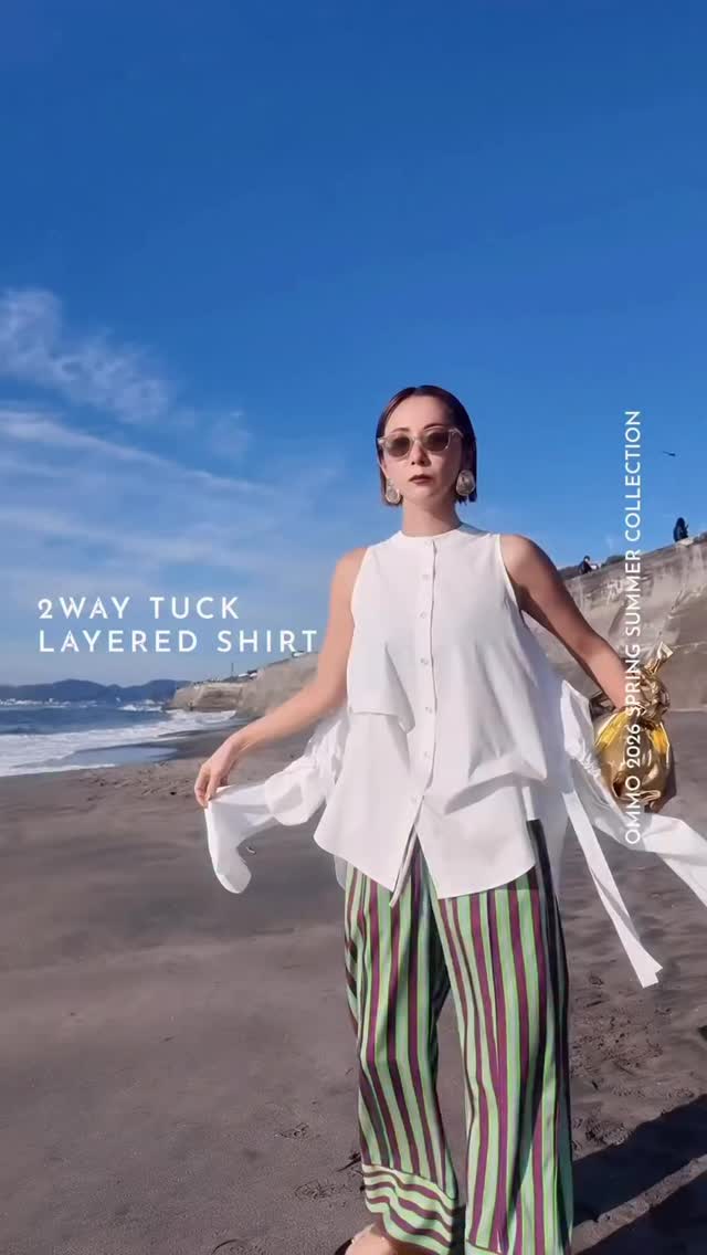 OMMO｜2WAY TUCK LAYERED SHIRT | EVEN Select Shop | Facebook