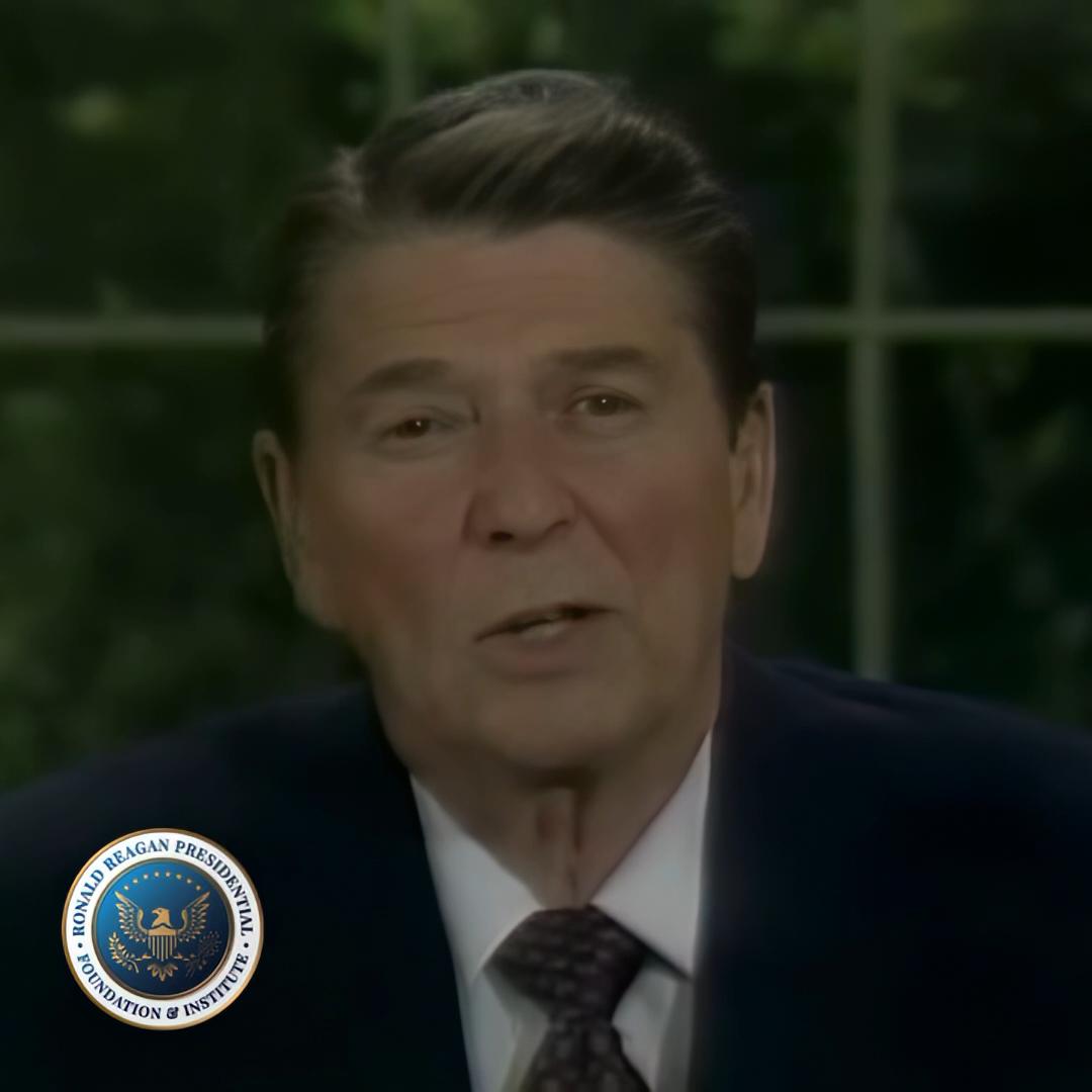 In 1985 #OnThisDay, President #RonaldReagan's address on federal