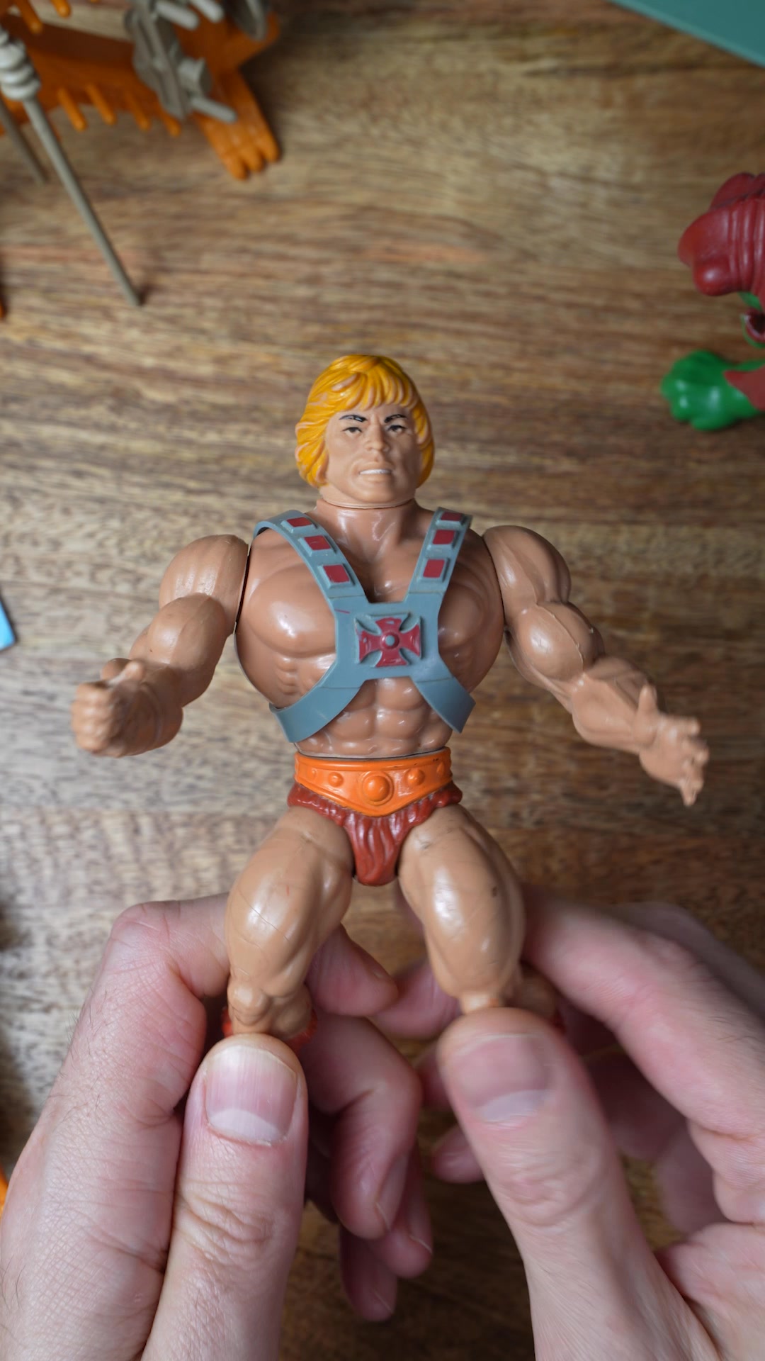 Vintage 1981 He-Man action figures
