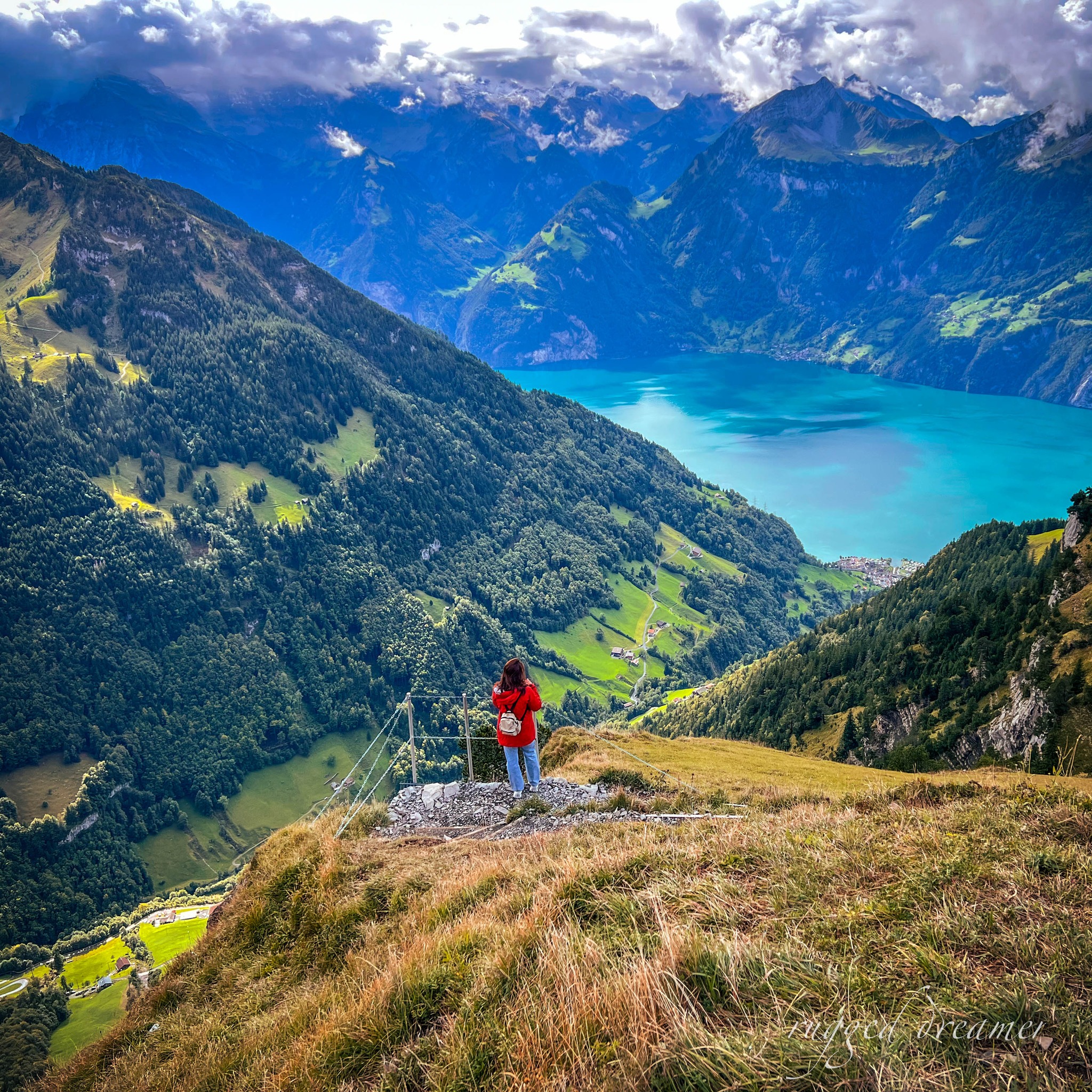Water break. LOL! #stoosridgehike #switzerland