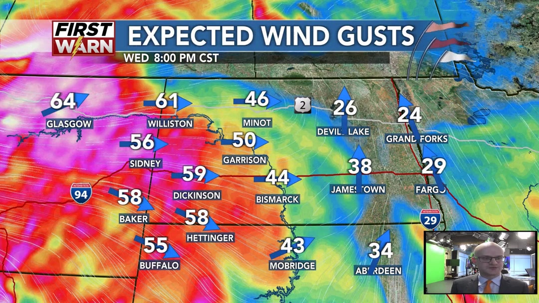 🌬️ HERE COMES THE WIND: Timing out when the strongest wind gusts arrive ...