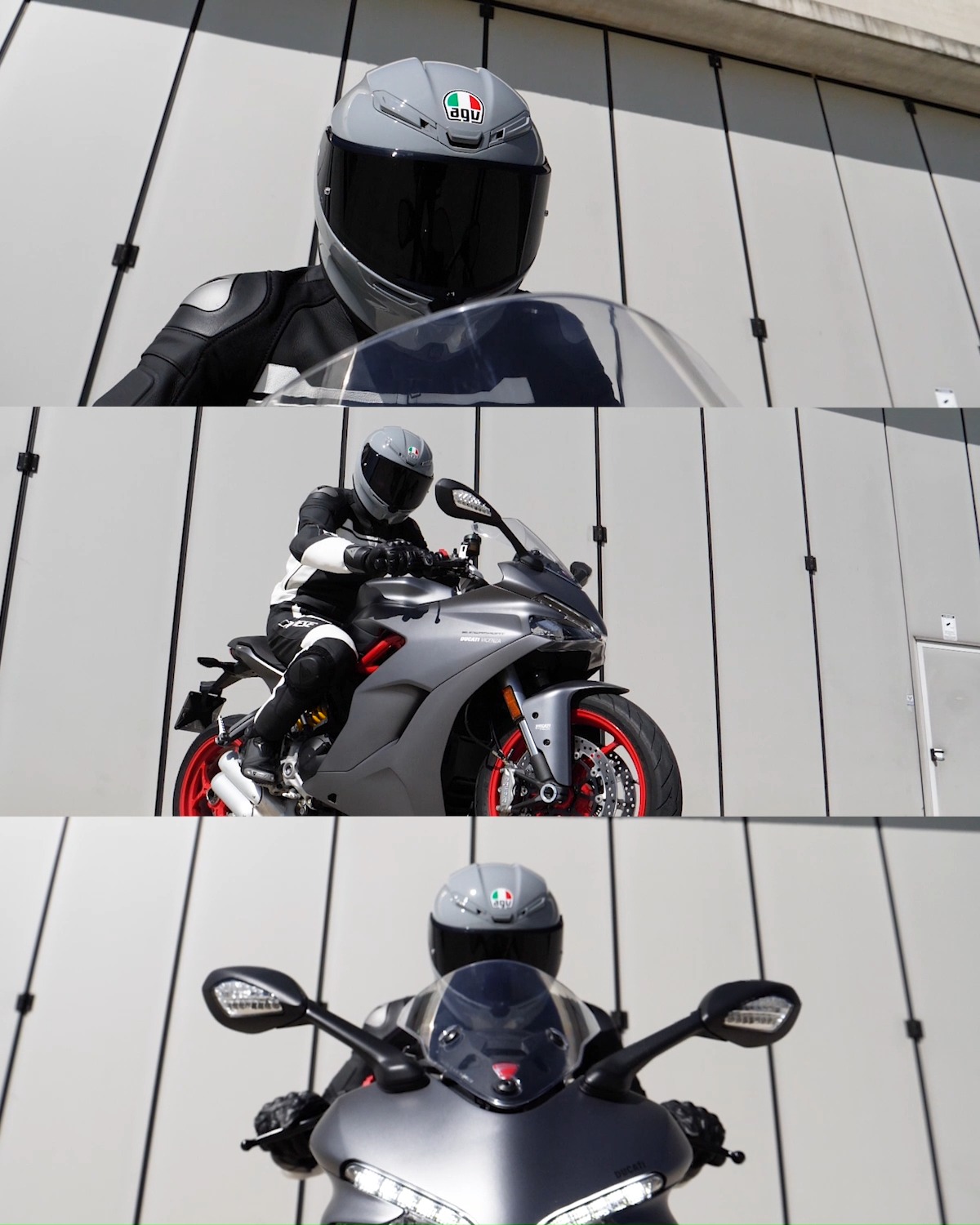 agv k6 ducati S Full Face Motorcycle Helmet All the technology developed for professional MotoGP riders AGV K6 S Reeval White/Red/Gray