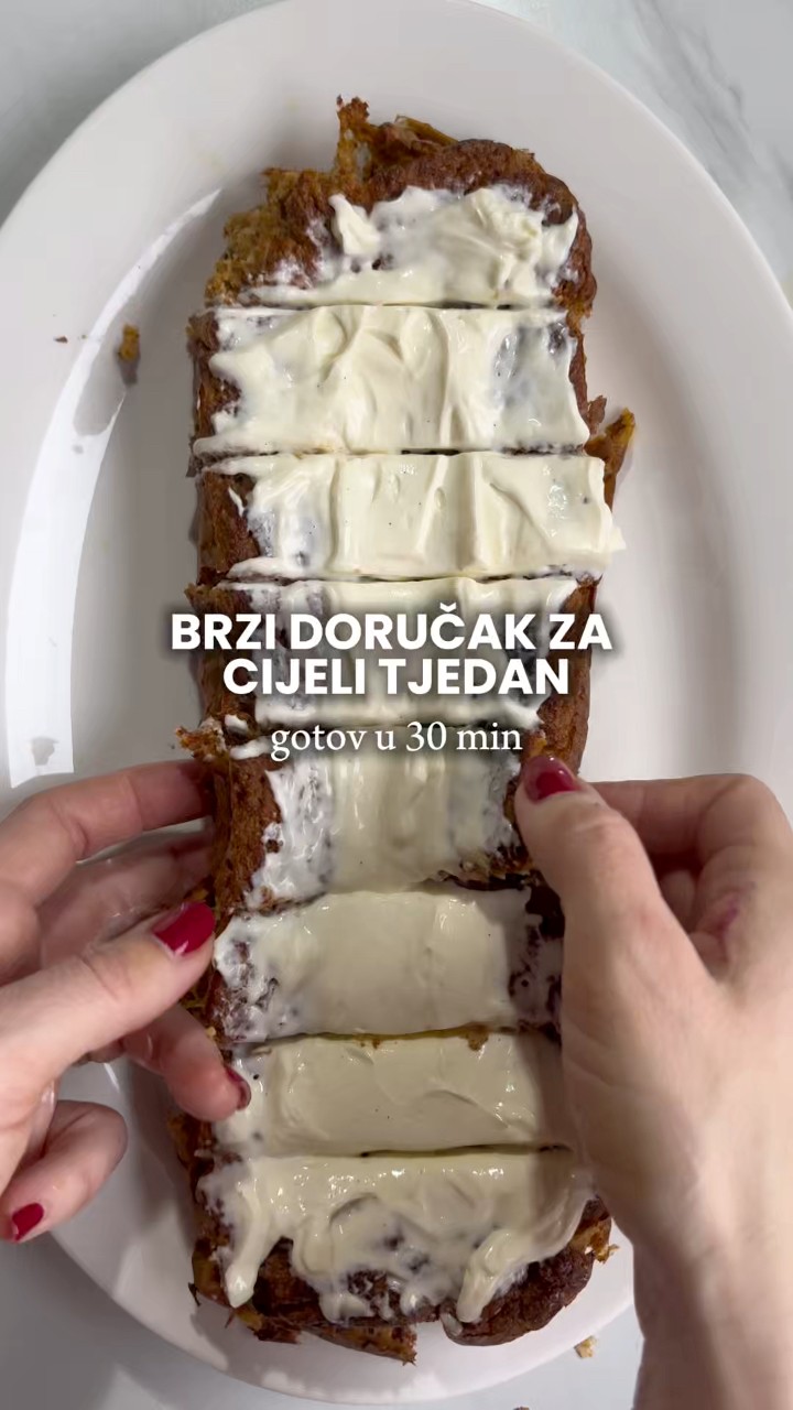 Doručak za cijeli tjedan! Recept u komentaru 👇 | Ana Momtivation | Facebook