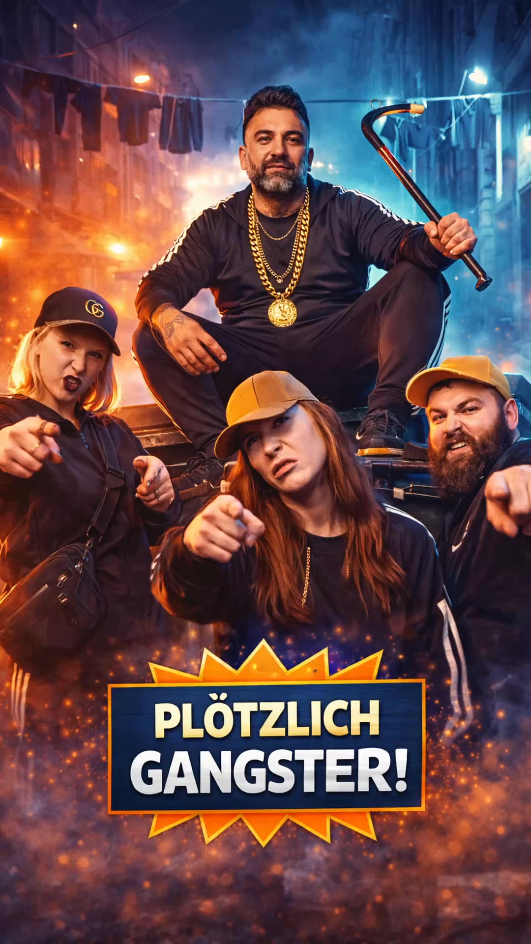 Plötzlich Gangster ! 😳😅 #show #hypnose #lustig #unterhaltung #gangster ...