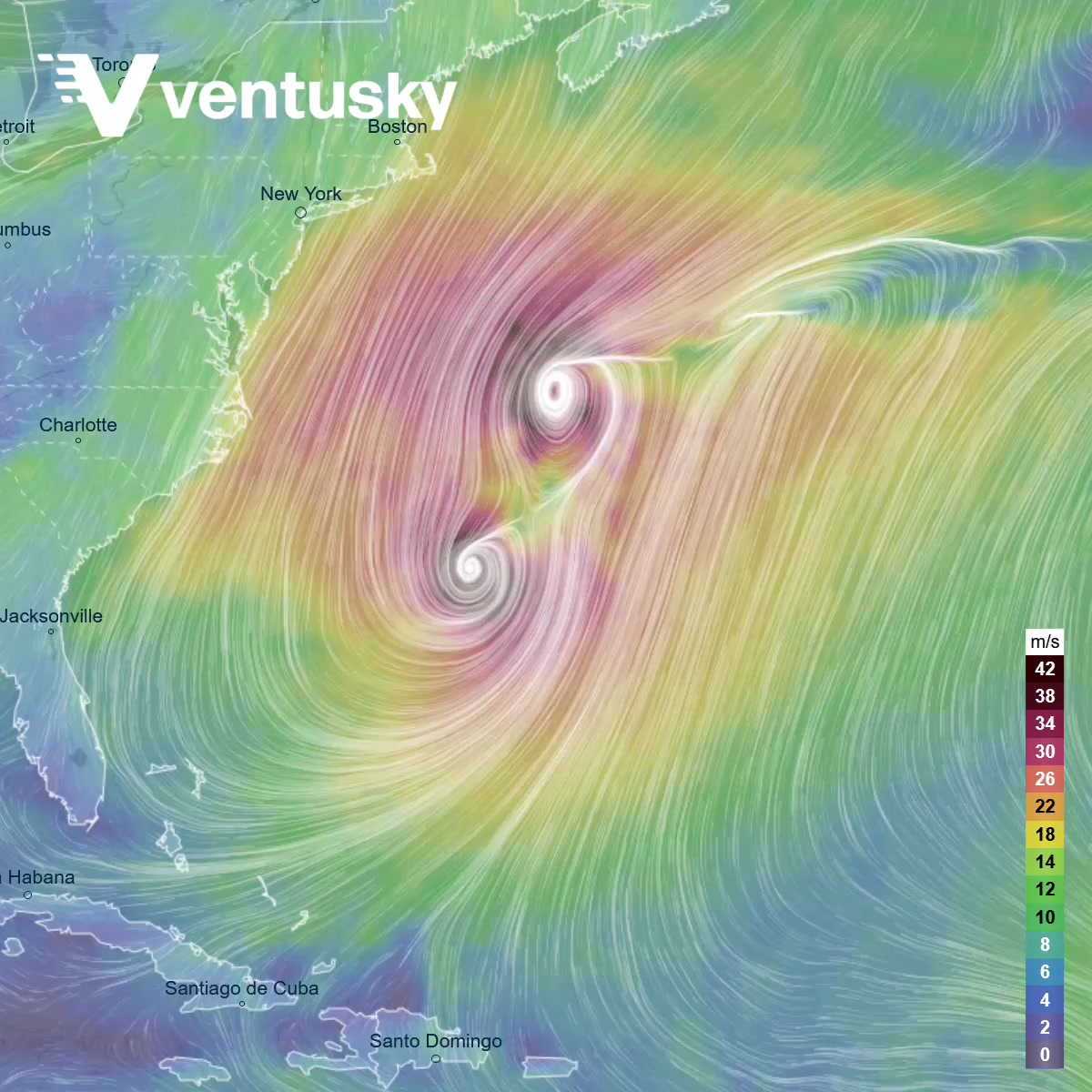 In the coming hours, the Atlantic will witness a unique merger of two ...