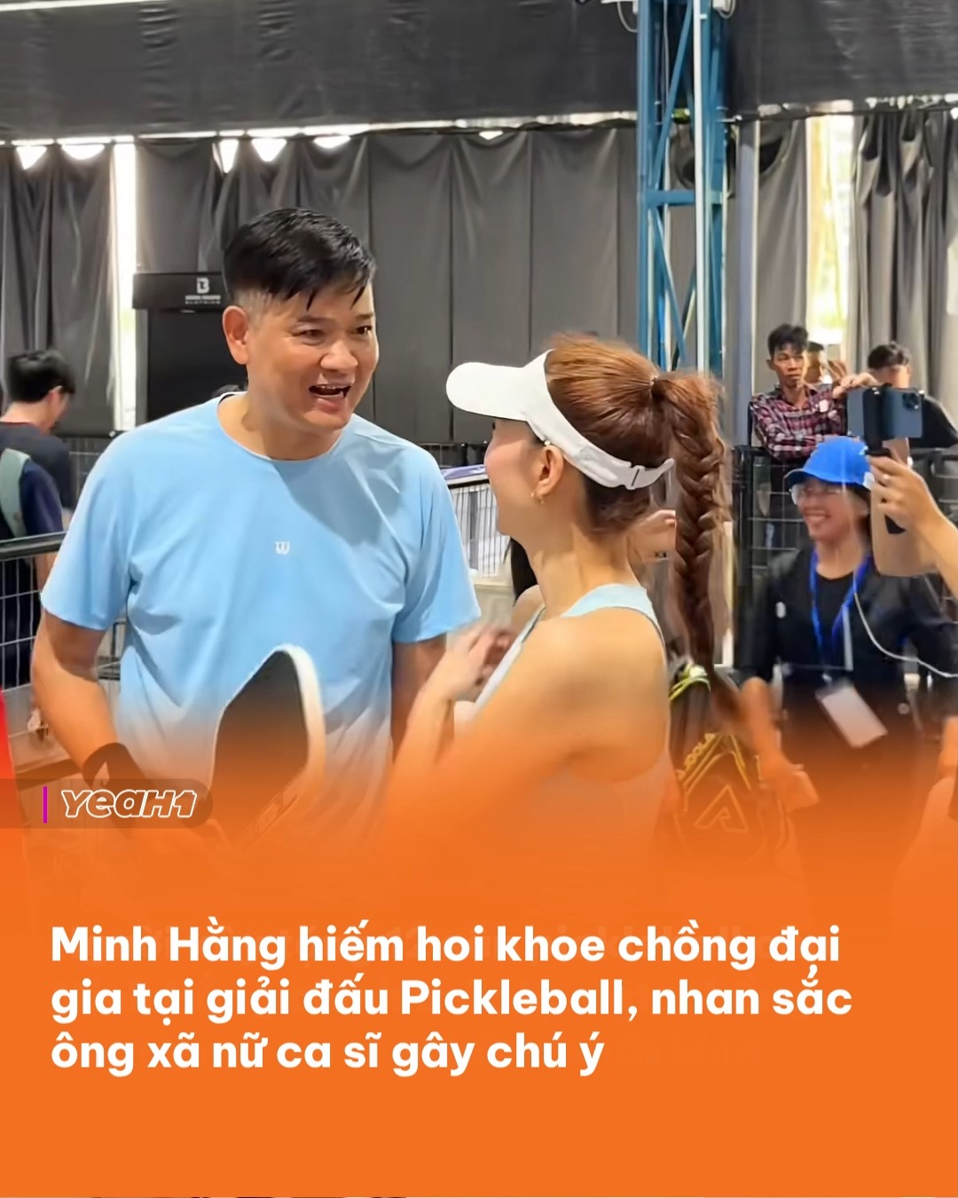 Sau 3 năm kết hôn, Minh Hằng hiếm hoi để chồng lộ mặt😯 #Y1A25 #YeaH1 # ...