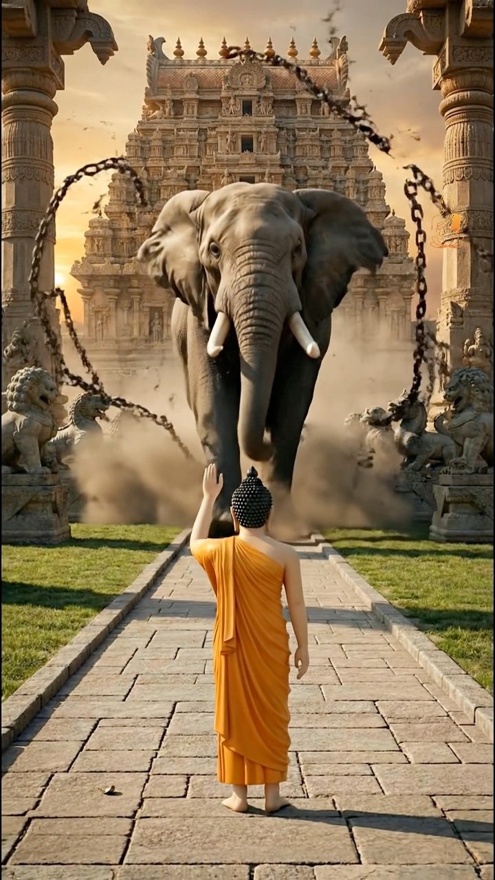 EN: BUDDHA Stops the Charging Elephant — Hatred Turns Into Reverence VN ...