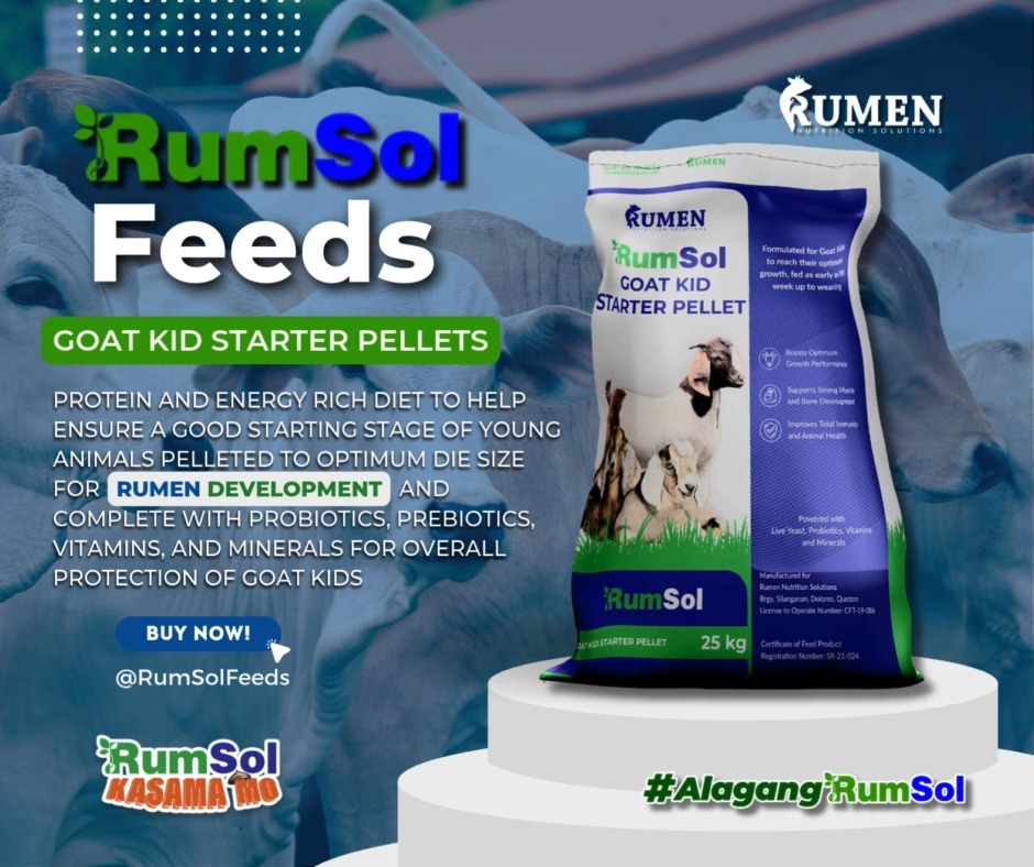 Rumen - RUMSOL GOAT KID STARTER PELLETS Formulated with... | Facebook