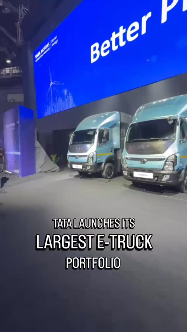 🚀 Tata Motors has introduced India’s largest EV Truck Range, built on i ...